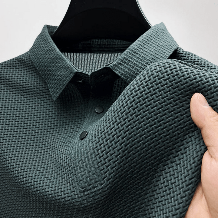 Riven Textured Polo Shirt product image 2