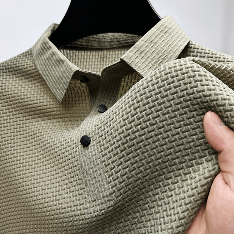 Riven Textured Polo Shirt product image 3