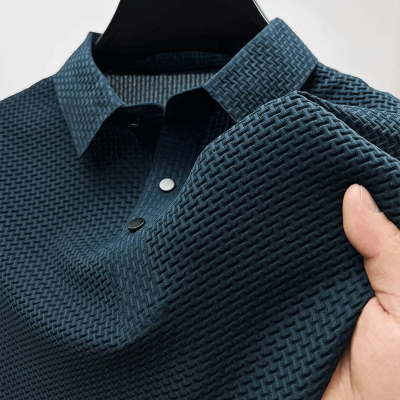 Riven Textured Polo Shirt product image 4