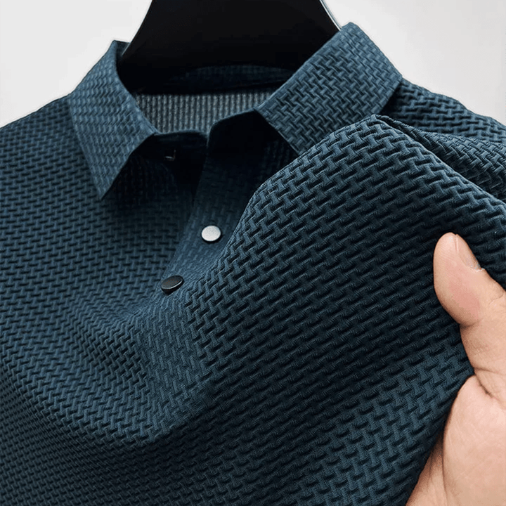 Riven Textured Polo Shirt product image 4