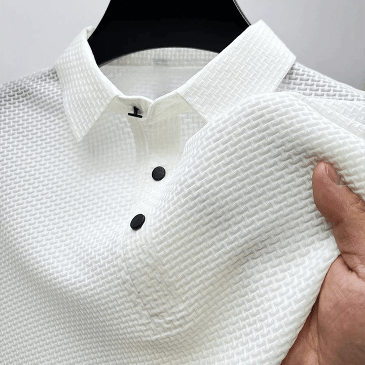 Riven Textured Polo Shirt product image 5