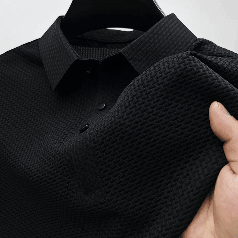 Riven Textured Polo Shirt product image 6
