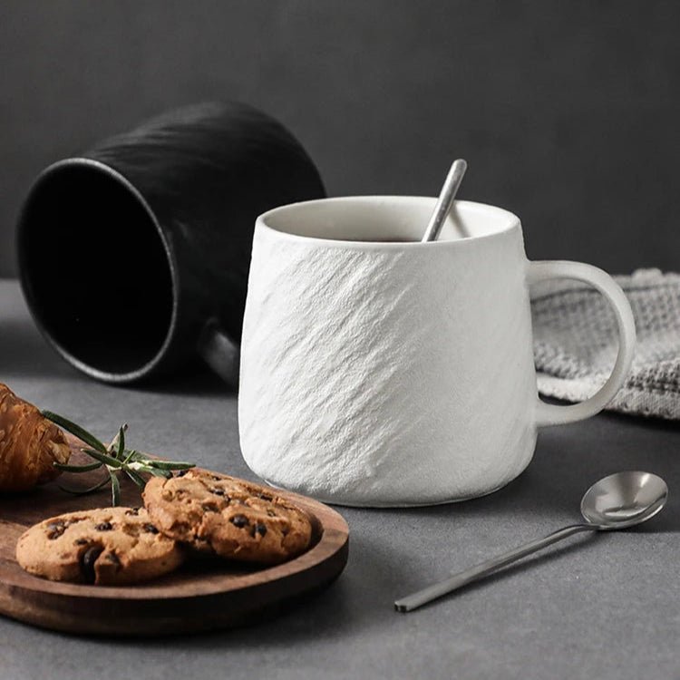 Rock Sand Mug with Textured Grip – 550ml Durable Ceramic Coffee Mug 5