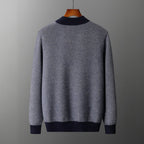 ROGER MERINO WOOL CARDIGAN (Blue XS) - | Zavonix