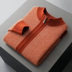 ROGER MERINO WOOL CARDIGAN (Orange XS) - | Zavonix