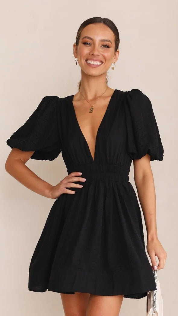 Rosalie Puff-Sleeve Mini Dress product image 10