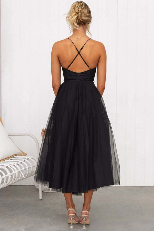 Rosalie Tulle Corset Midi Dress product image 8