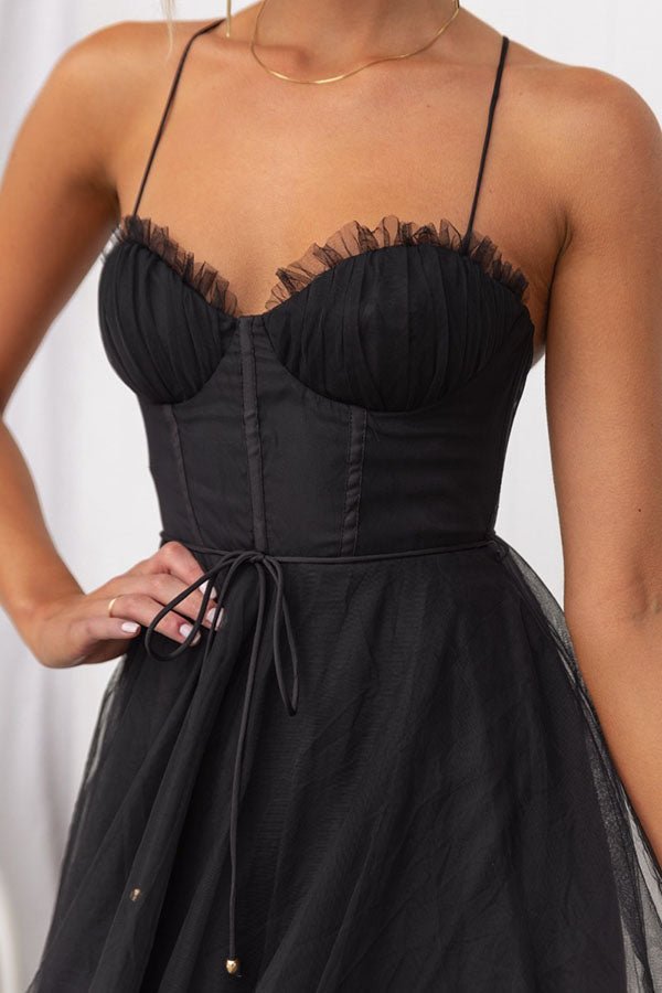 Rosalie Tulle Corset Midi Dress product image 10