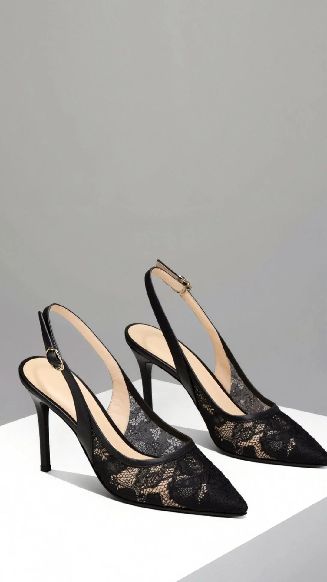Roselle Lace Slingback Heels product image 6