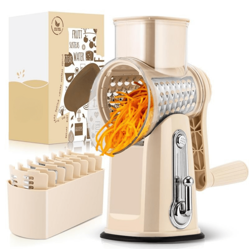 Rotary Kitchen Tool for Quick Vegetable Slicing | Efficient Meal Prep 9