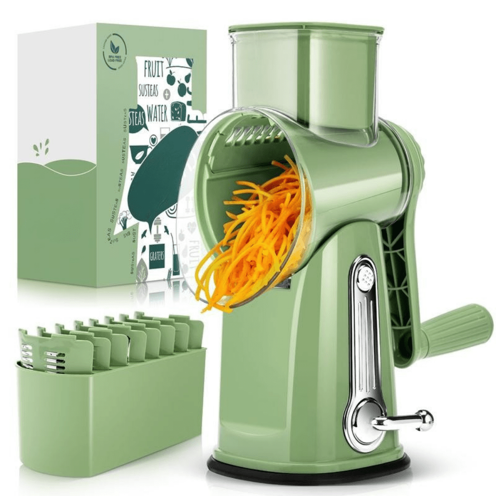 Rotary Kitchen Tool for Quick Vegetable Slicing | Efficient Meal Prep 0