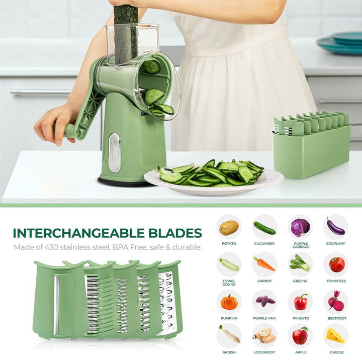 Rotary Kitchen Tool for Quick Vegetable Slicing | Efficient Meal Prep 7