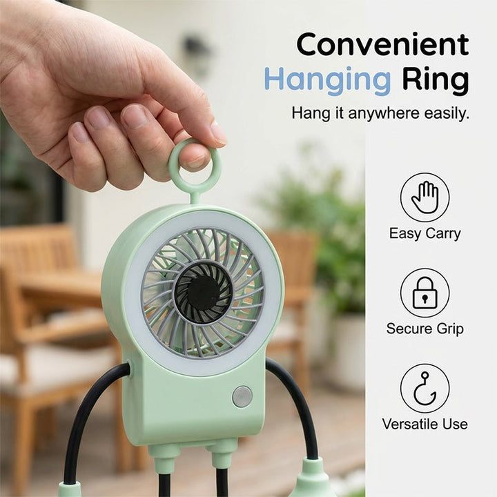 Ruffle Air Flexible Led Desk Fan Product Image 07