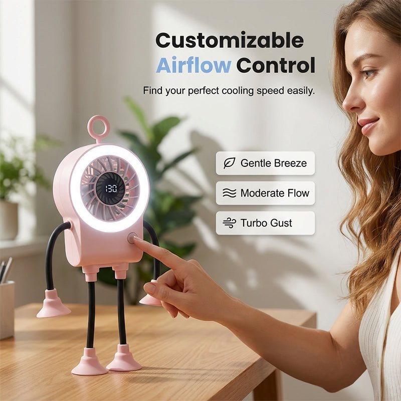 Ruffle Air Flexible Led Desk Fan Product Image 08