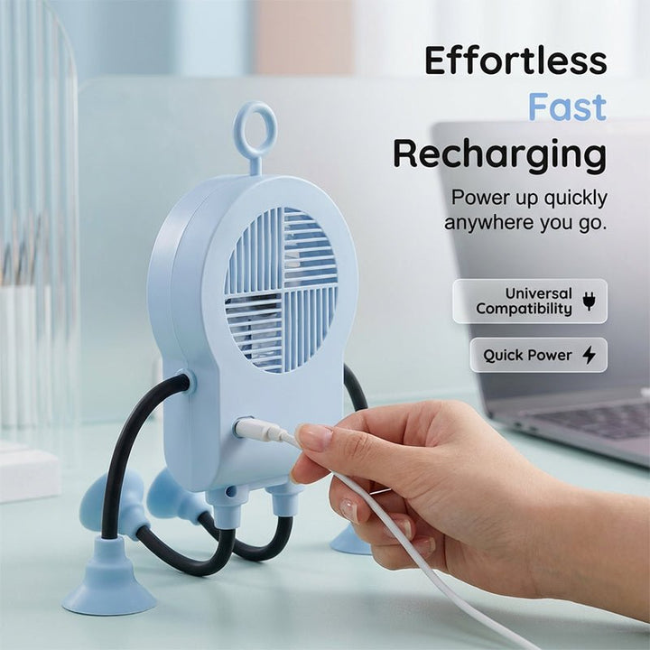 Ruffle Air Flexible Led Desk Fan Product Image 09