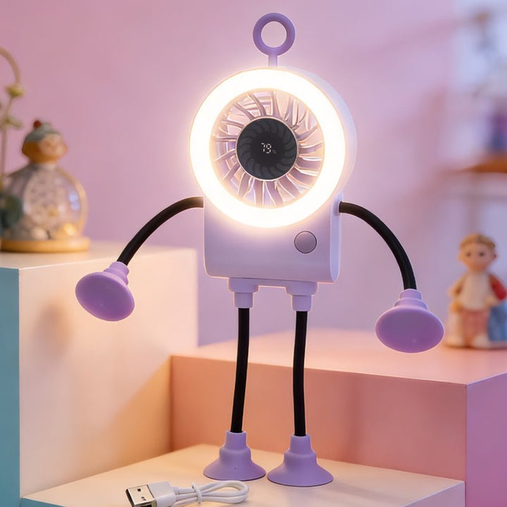 Ruffle Air Flexible Led Desk Fan Product Image 10