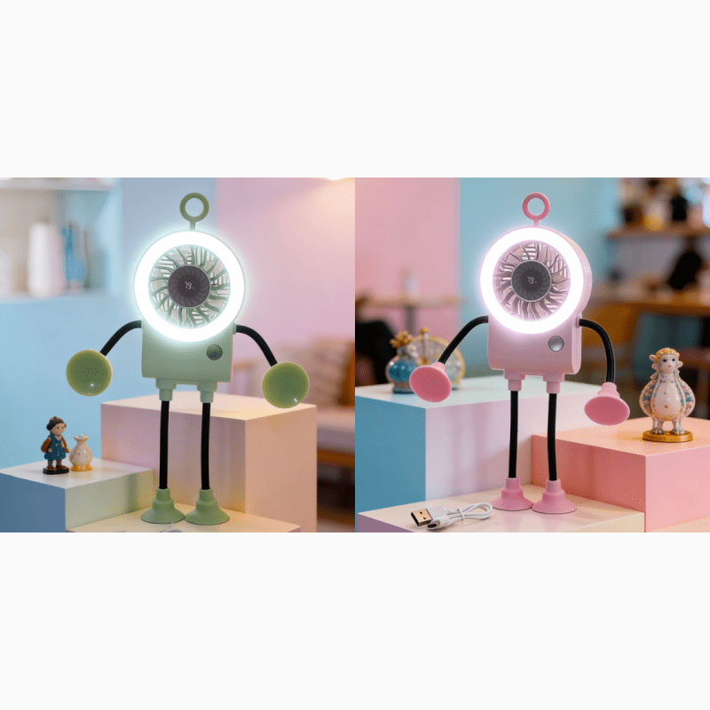 Ruffle Air Flexible Led Desk Fan Product Image 13