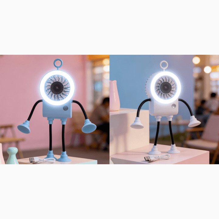 Ruffle Air Flexible Led Desk Fan Product Image 14
