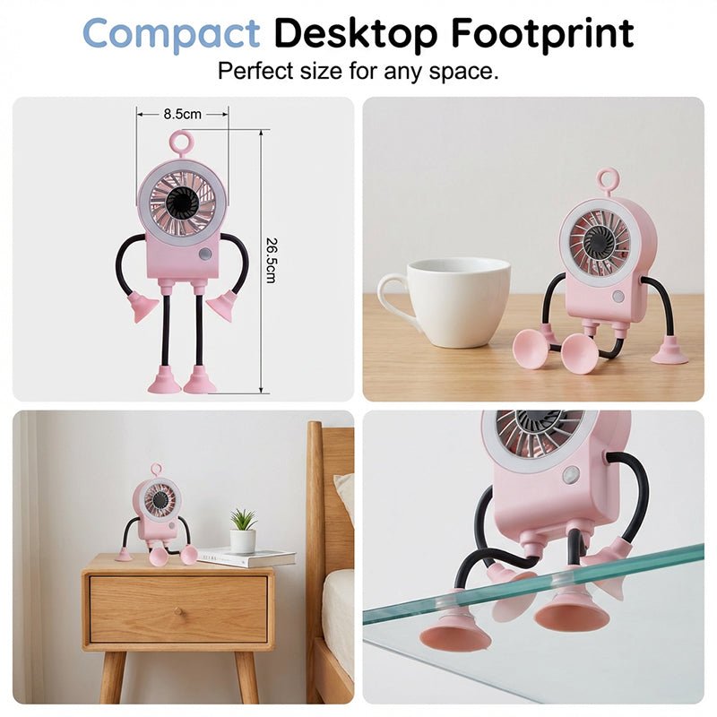 Ruffle Air Flexible Led Desk Fan Product Image 15