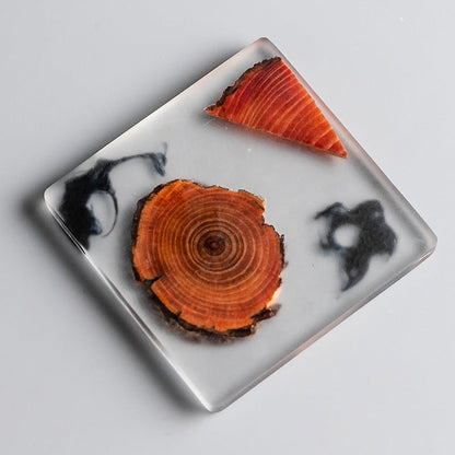 Rugged Pine Coasters with Resin Shield – Durable Protection for All Surfaces 3