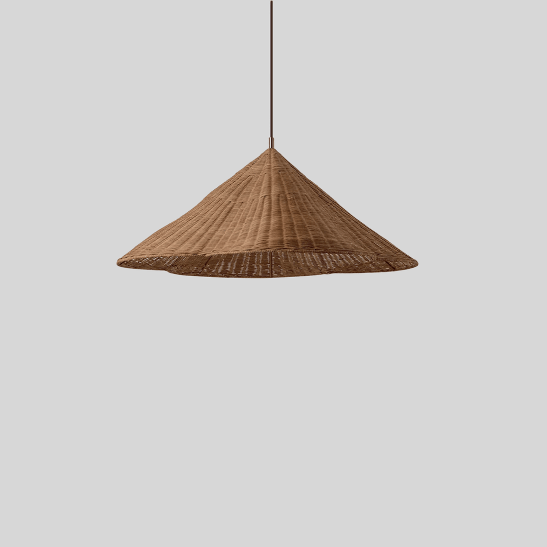 Rustic Rattan Pendant Light – Woven Ceiling Light Fixture for Warm Interiors, Adjustable Height, Ideal for Living Room and Dining Room 6