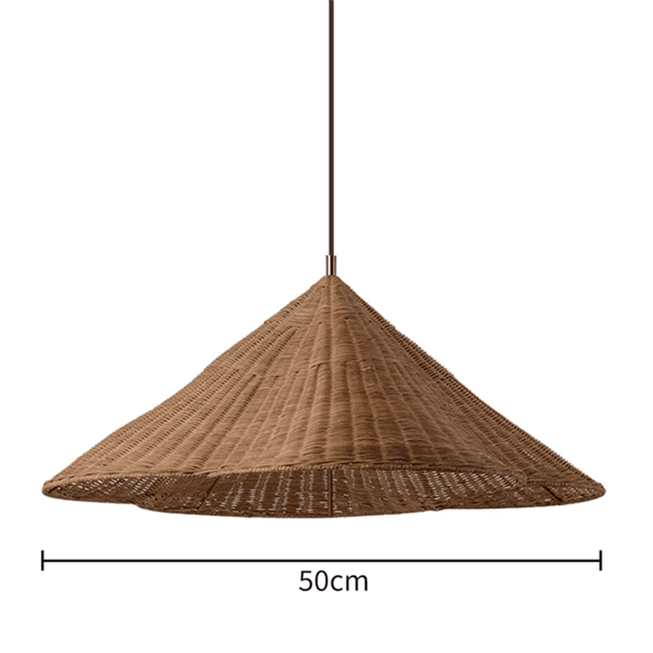 Rustic Rattan Pendant Light – Woven Ceiling Light Fixture for Warm Interiors, Adjustable Height, Ideal for Living Room and Dining Room 4