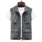 Rylan Vest — Durable Outdoor Vest with Multiple Pockets (Black XS) - | Zavonix