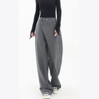 Rylan — 90s Grunge Asymmetrical Pants with Wrap Accents (Gray XS) - | Zavonix