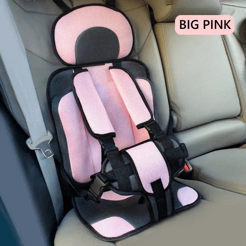 SafeRide Portable Car Seat | Lightweight, Foldable Design, Breathable Mesh