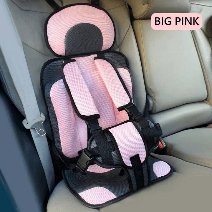 SafeRide Portable Car Seat | Lightweight, Foldable Design, Breathable Mesh