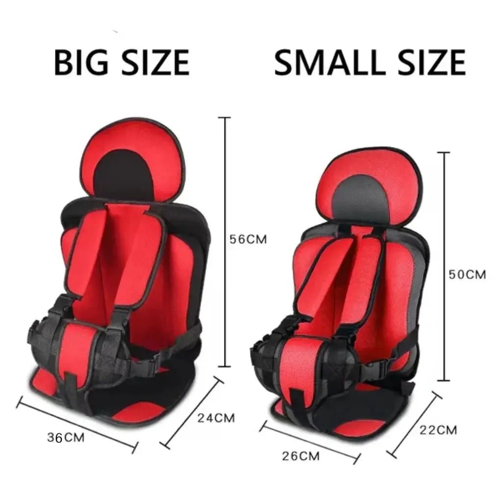 SafeRide Portable Car Seat | Lightweight, Foldable Design, Breathable Mesh