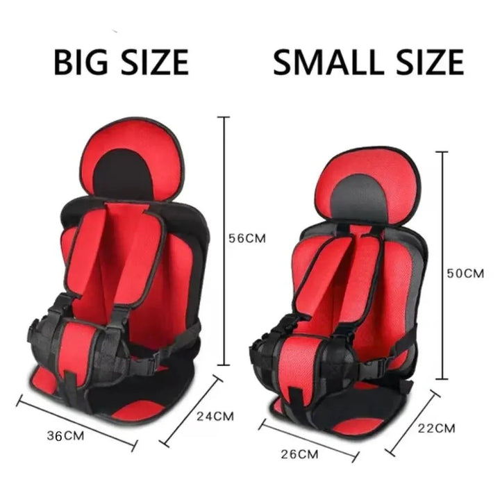SafeRide Portable Car Seat | Lightweight, Foldable Design, Breathable Mesh