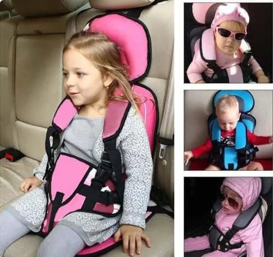 SafeRide Portable Car Seat | Lightweight, Foldable Design, Breathable Mesh