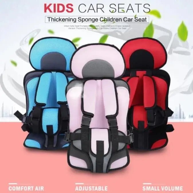 SafeRide Portable Car Seat | Lightweight, Foldable Design, Breathable Mesh