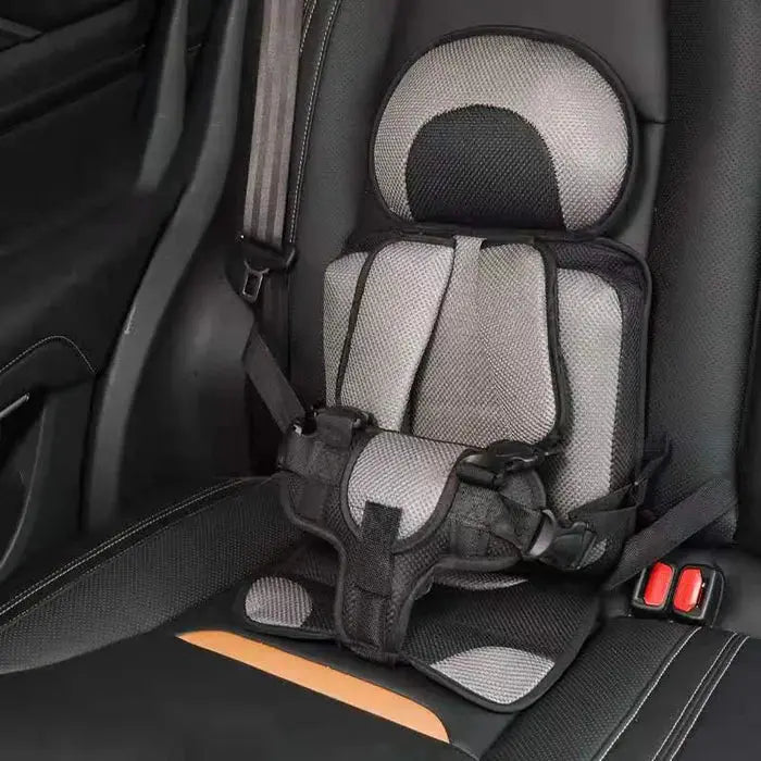 SafeRide Portable Car Seat | Lightweight, Foldable Design, Breathable Mesh