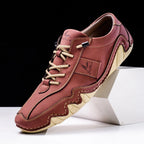 The Salkin™ Retro Genuine Leather Italian Footwear (Red 39) - | Zavonix