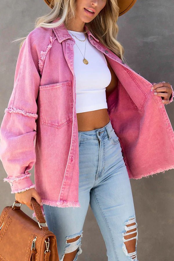 Sanae Frayed Denim Jacket product image 1