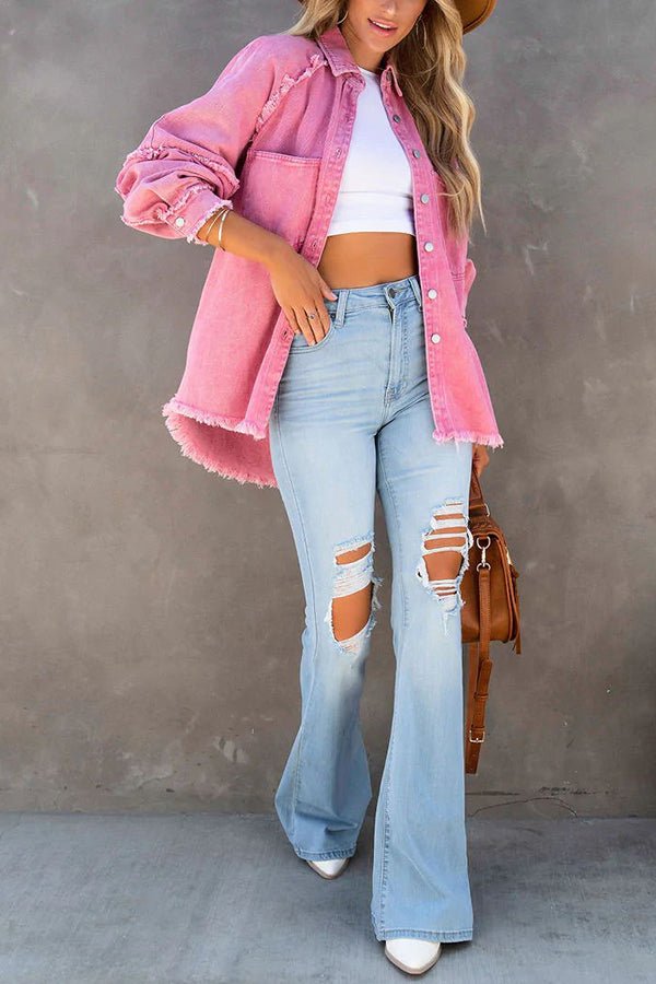 Sanae Frayed Denim Jacket product image 7