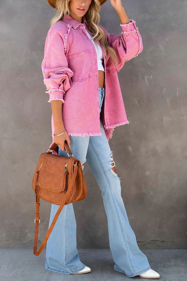 Sanae Frayed Denim Jacket product image 8