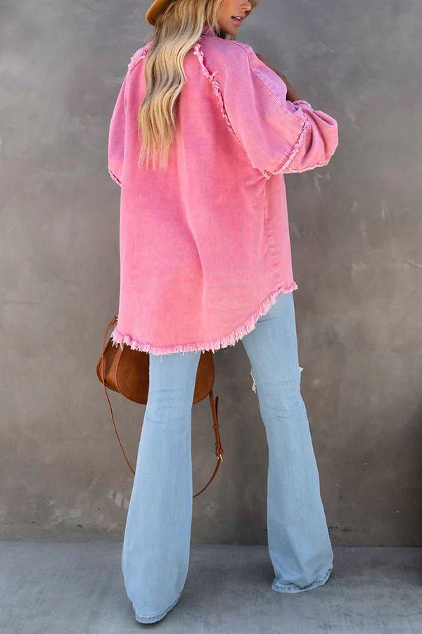 Sanae Frayed Denim Jacket product image 9