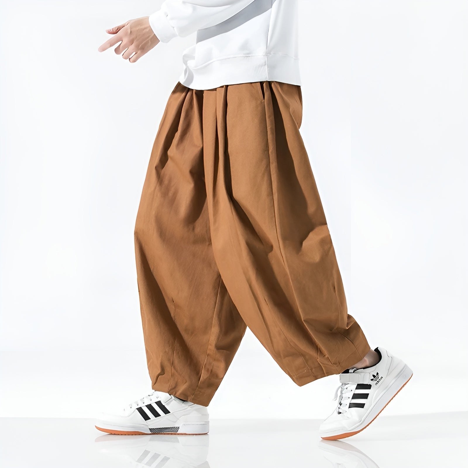 Sarual Trousers (Coffee XS) - | Zavonix