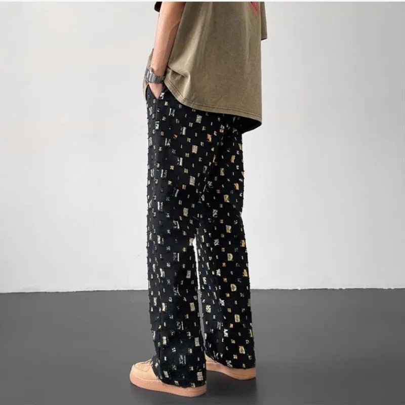 Studio Patchwork Trousers (Black XS) - | Zavonix