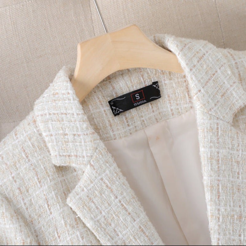 Sculpted Tweed Jacket™ — Own Every Room with Unshakable Strength and Sharp Style - Zavonix