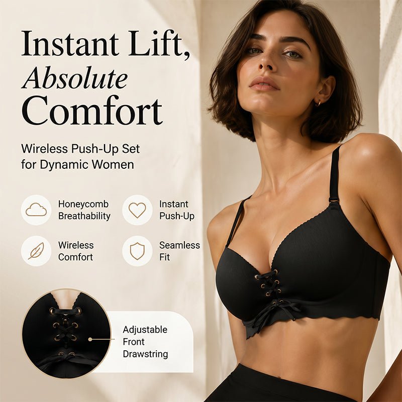 Seamless Push Up Bra Breathable Stretch Product Image 02