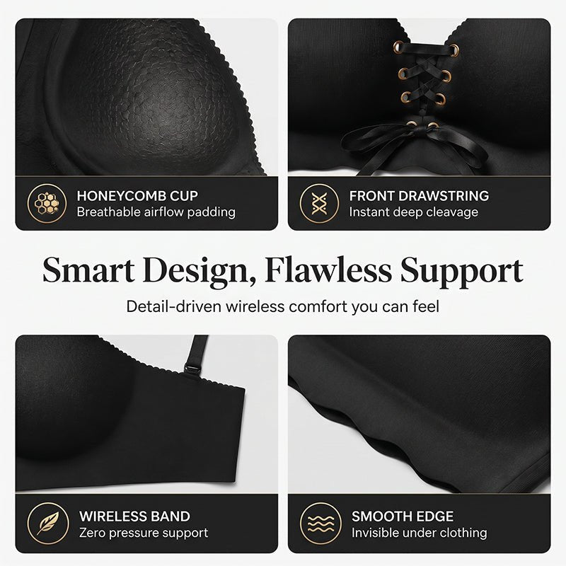 Seamless Push Up Bra Breathable Stretch Product Image 03