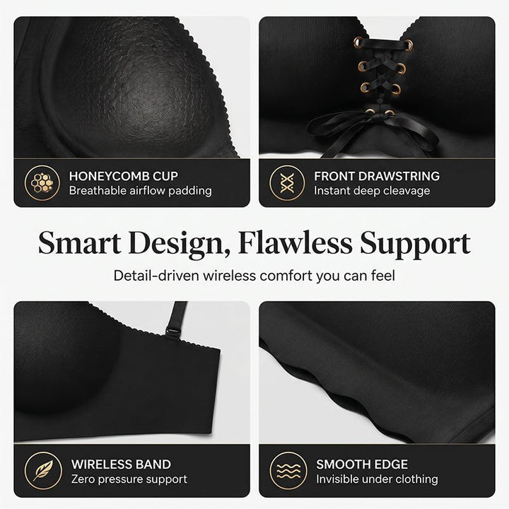 Seamless Push Up Bra Breathable Stretch Product Image 03