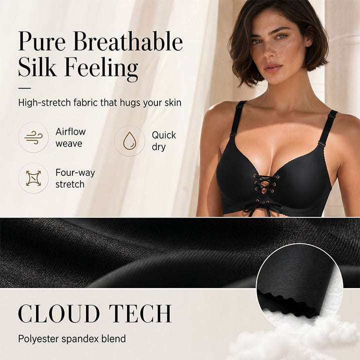 Seamless Push Up Bra Breathable Stretch Product Image 05