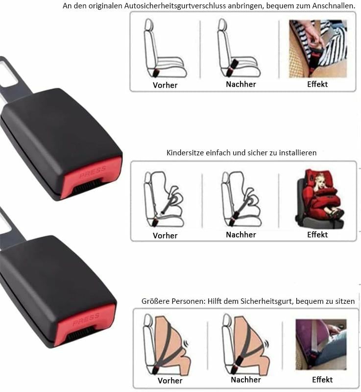 SeatBelt Extender™ — Feel the Freedom of Pain - Free, Safe Driving Every Mile (Buy 2 get 3 free (5 pcs) ) - Hot Rea | Zavonix