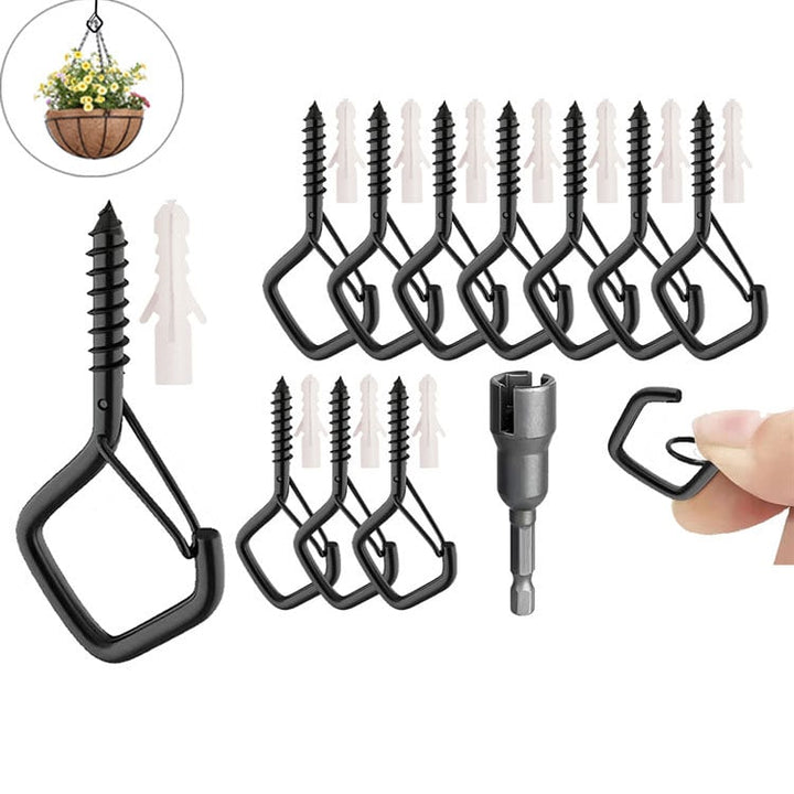 Secure Square Stainless Decor Hanging Hooks Product Image 01