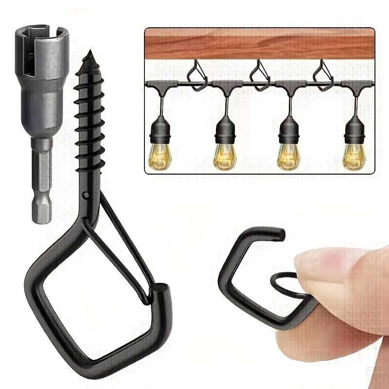 Secure Square Stainless Decor Hanging Hooks Product Image 02